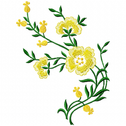 Flowers And Tree Embroidery Design 5 Flowers And Tree Embroidery Design 5